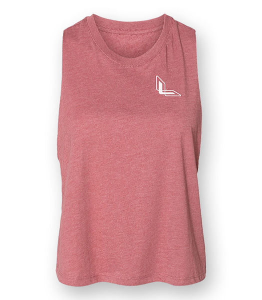 Picture of BC6682 - Ladies Racerback Cropped Tank