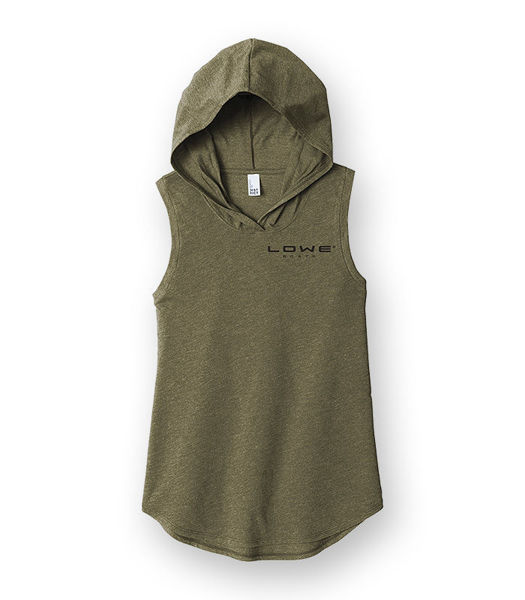 Picture of DT1375 - Ladies Perfect Tri Sleeveless Hoodie